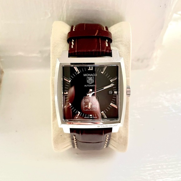 *SOLD* Tag Heuer Monaco Automatic + 3 straps - Picture 1 of 17